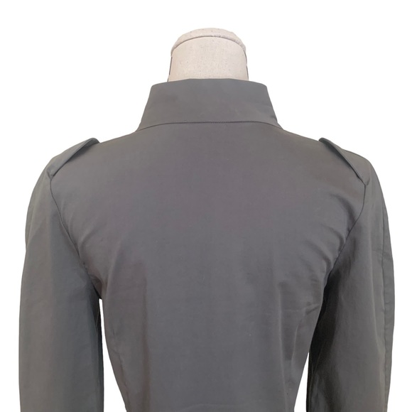 Celine Gray Button Down Shirt Blouse sz 38 *Flawed - Picture 5 of 12